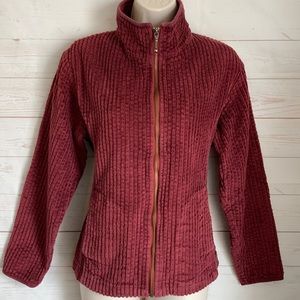 WoolRich Sz M Big Corduroy Chenille Zip Jacket